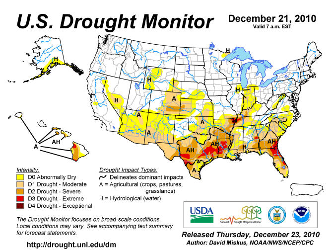 Drought in Oklahoma.