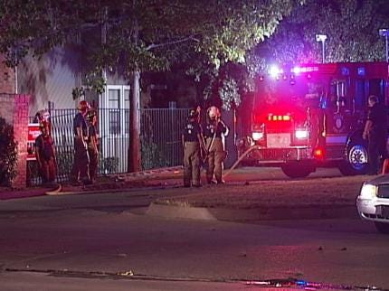 Tulsa Police: Car Goes Airborne, Crashes Into Apartment Building Killing Driver