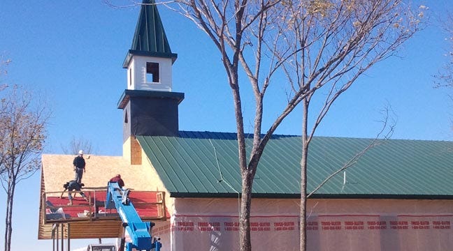 Camp Gruber S Thunderbird Chapel Rising Quickly