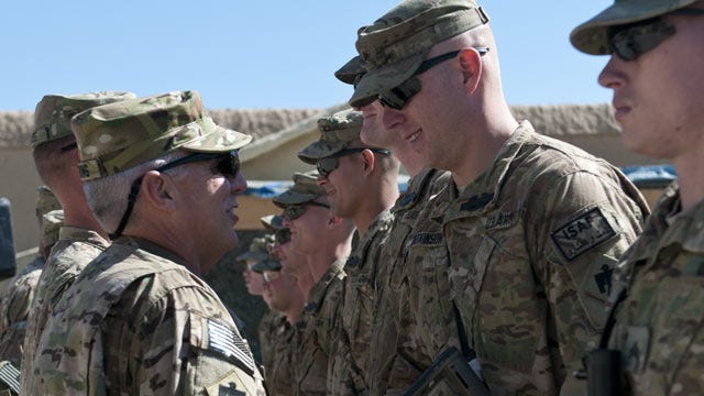 Oklahoma's Top National Guard Soldier Visits Afghanistan