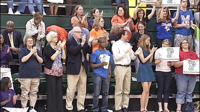 Tulsa Parents Rally For An Increase In School Funding