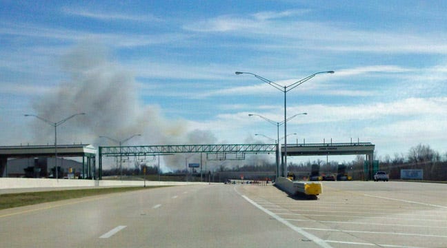 Grass Fires Spread Across Oklahoma - Grass Fires Spread Across Oklahoma On Sunday.1330890066000 0 