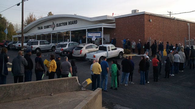 Early Voting For The General Election Underway In Oklahoma Early Voting For The General Election Underway In Oklahoma