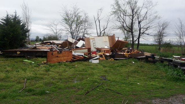 Inola Home Destroyed; Other Buildings Damaged In Overnight Storm