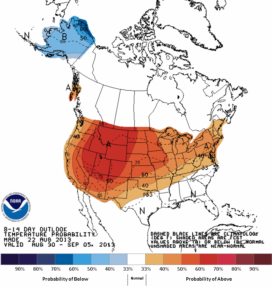Hot, Humid, Dry Through the Weekend.