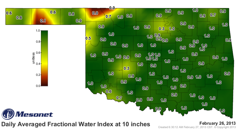 Cool but Dry next Few Days.