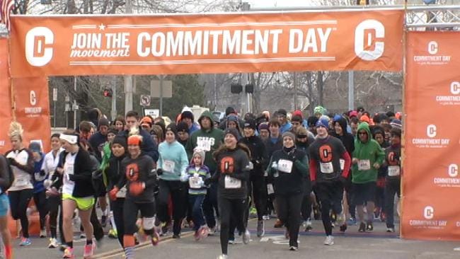 Tulsa Runners Show Commitment To New Year's Resolutions With 5K Race