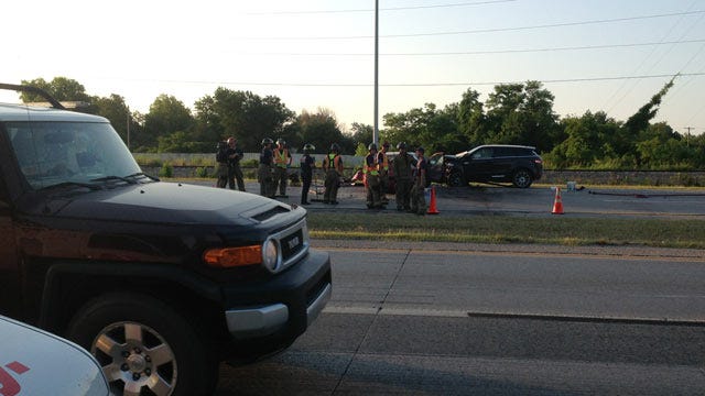 Fatal Crash Closes Northbound Highway 75 At Peoria In Tulsa