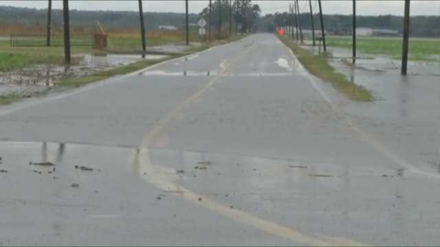 Flooding Closes Highway 104 Between Coweta, Haskell