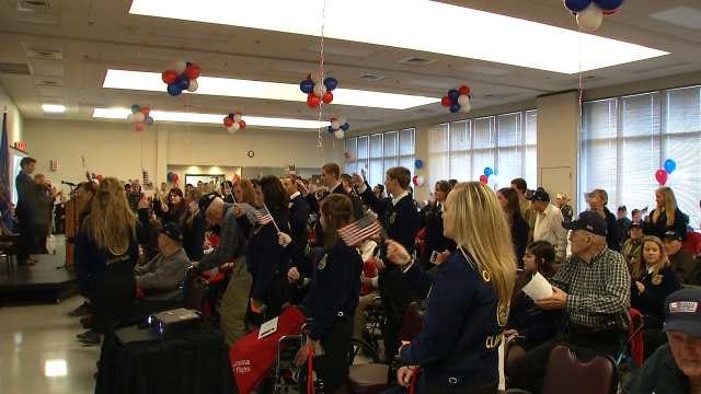 World War II Veterans Honored In Claremore