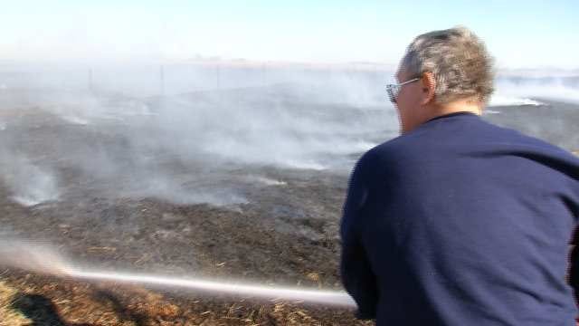 Grass Fires Burn In Northeastern - Grass Fires Burn In Northeastern Oklahoma.1391033712000 1 