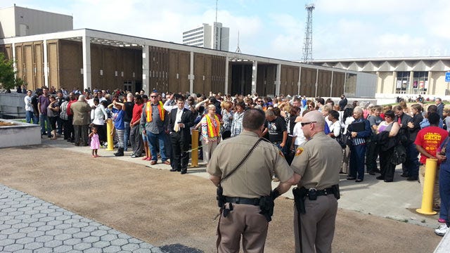 Tulsa County Courthouse Evacuation Goes Smoothly Tulsa County Courthouse Evacuation Goes Smoothly
