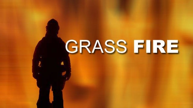 Southeastern Oklahoma Grass Fire - Southeastern Oklahoma Grass Fire Affects Power Lines.1417324131000 0 