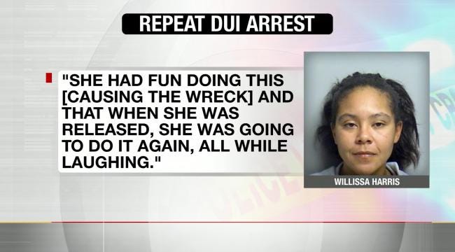 Tulsa Police: Woman Arrested For DUI 'Had Fun Causing The Wreck'