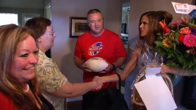 Community Donates Goods To Recovering Tulsa Police Corporal