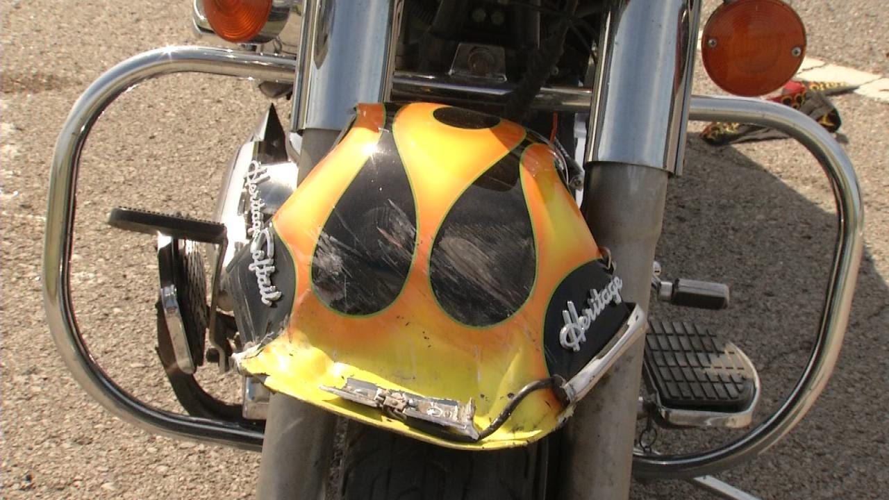 Motorcyclist Injured In Tulsa Construction Zone