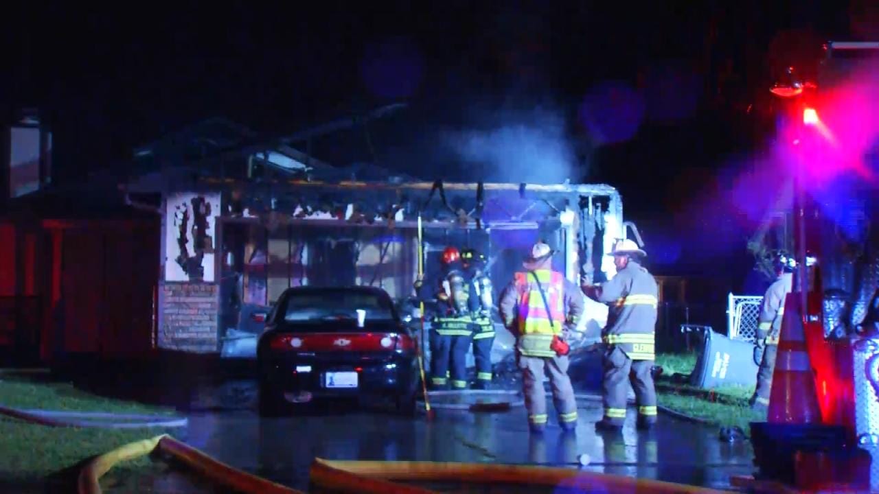 Glenpool Family Safe After Fire Damages Home