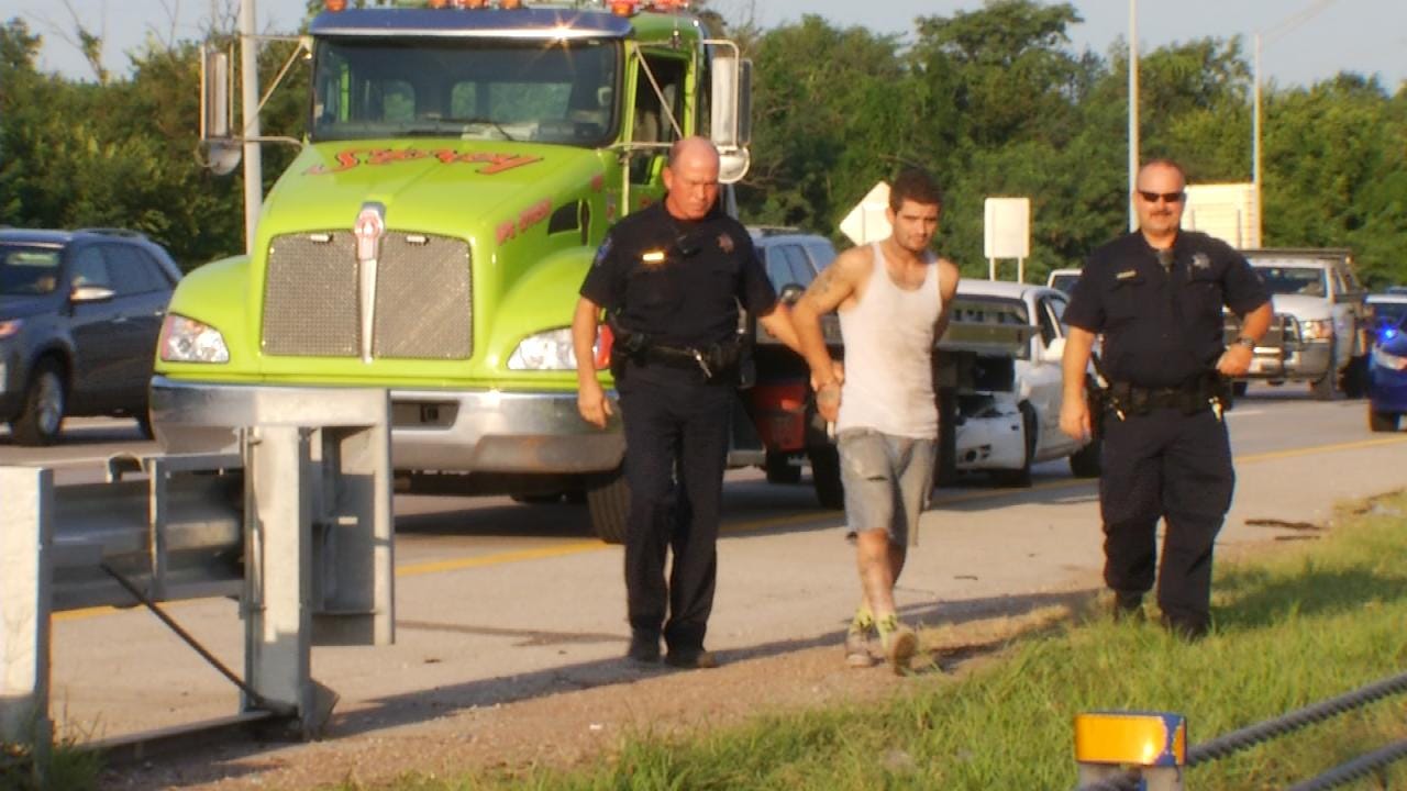 'Crazy' Driving Leads To Wreck, Arrests On Sand Springs Expressway