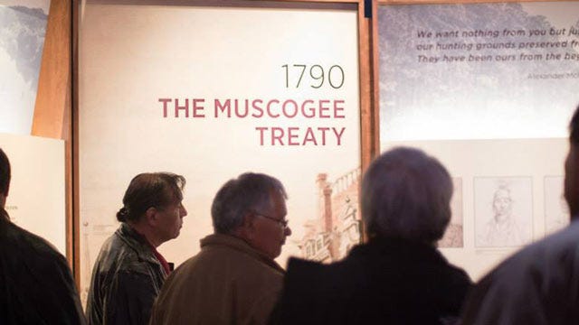 Creek Nation's '1790 Treaty Of New York' On Display In Washington
