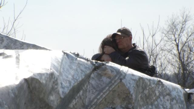 Family Of Man Killed In Sand Springs Tornado Returns Home