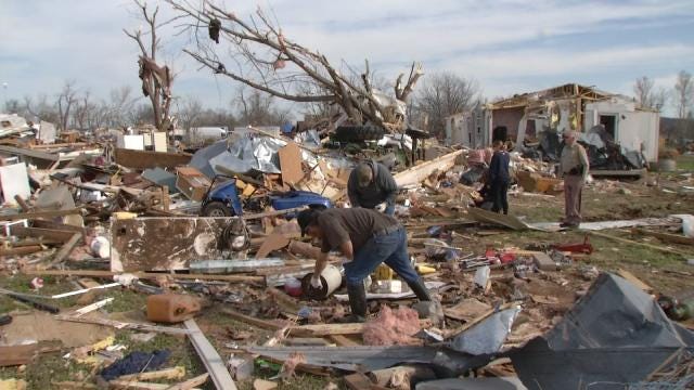 Family Of Man Killed In Sand Springs Tornado Returns Home