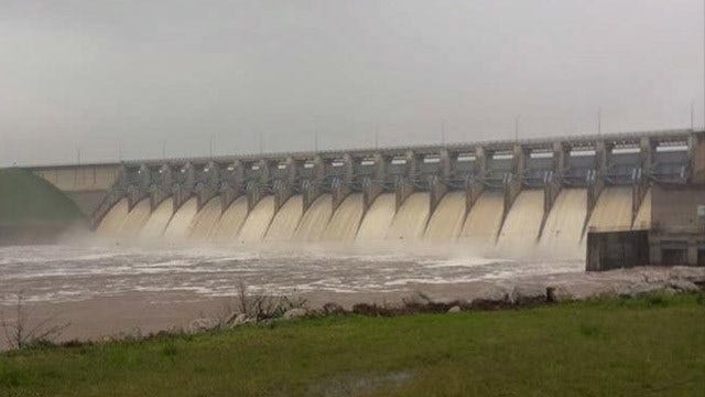 Keystone Lake Still Rising; Corps Increases Dam Outflow