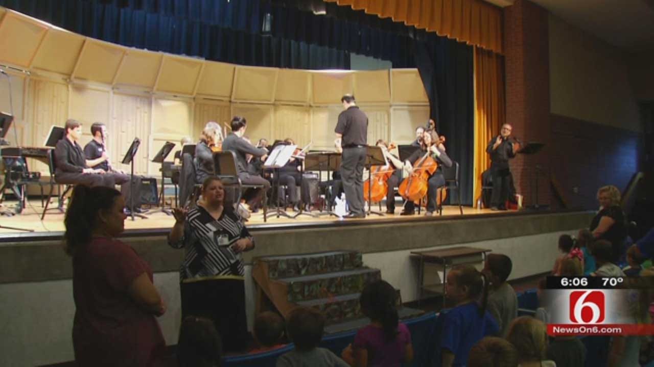 Tulsa Symphony Brings Music To Sand Springs Elementary Kids