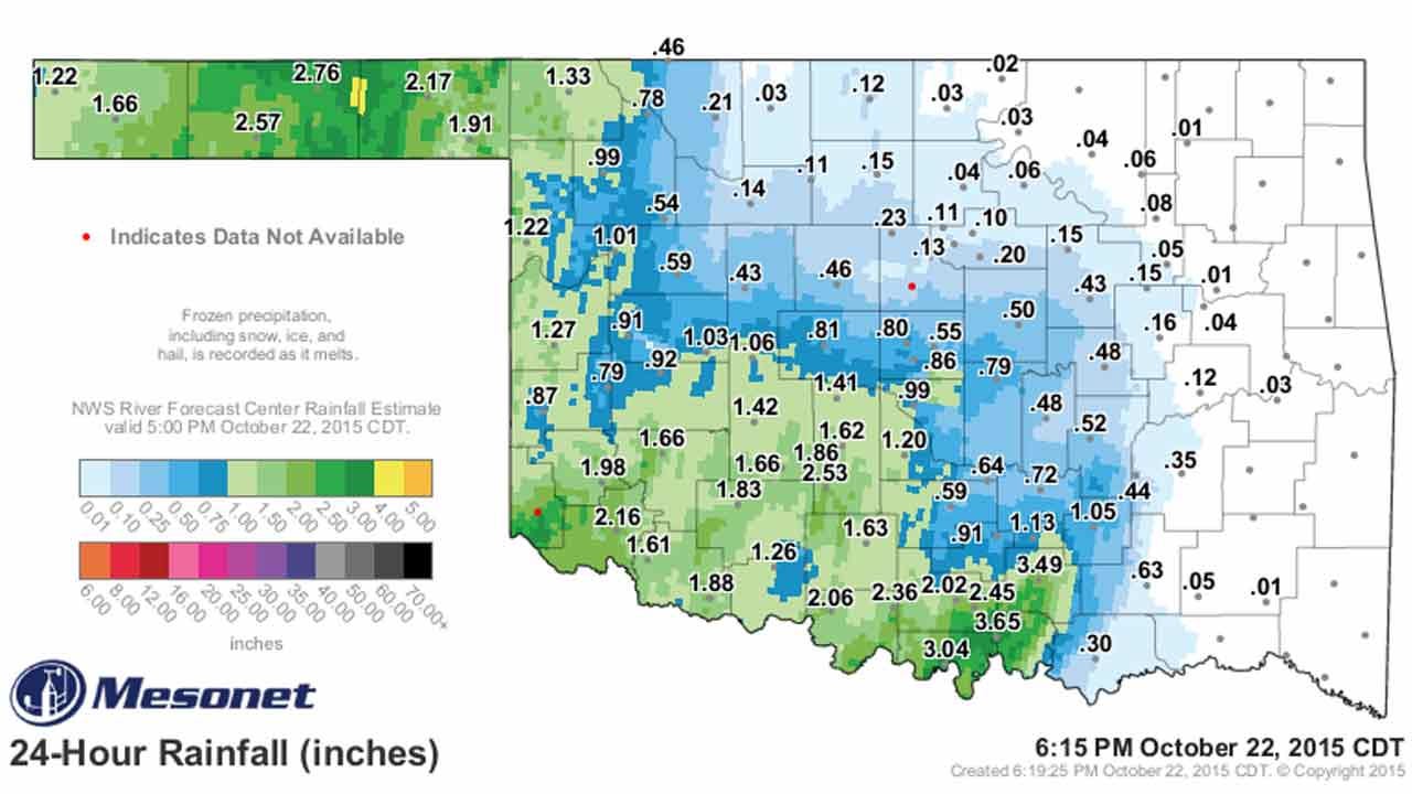 Dick Faurot's Weather Blog: Rain At Last; Turning Cooler