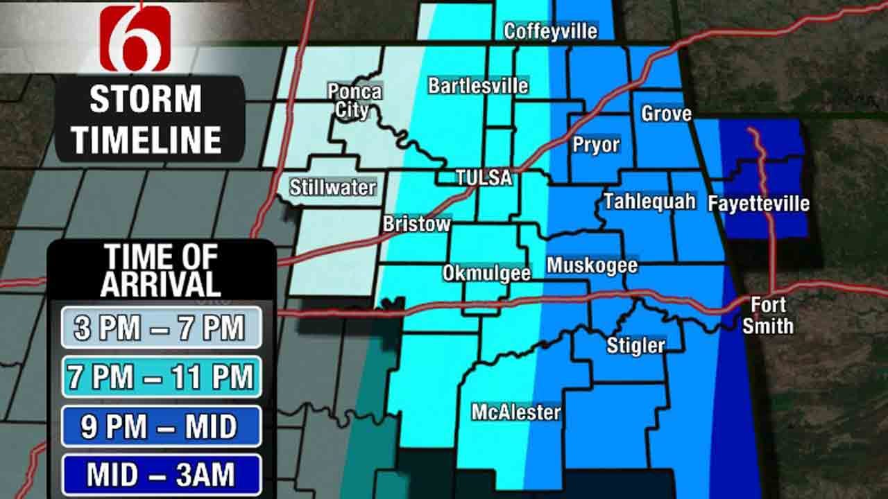 Tornado Watch Issued For Northeastern Oklahoma Counties