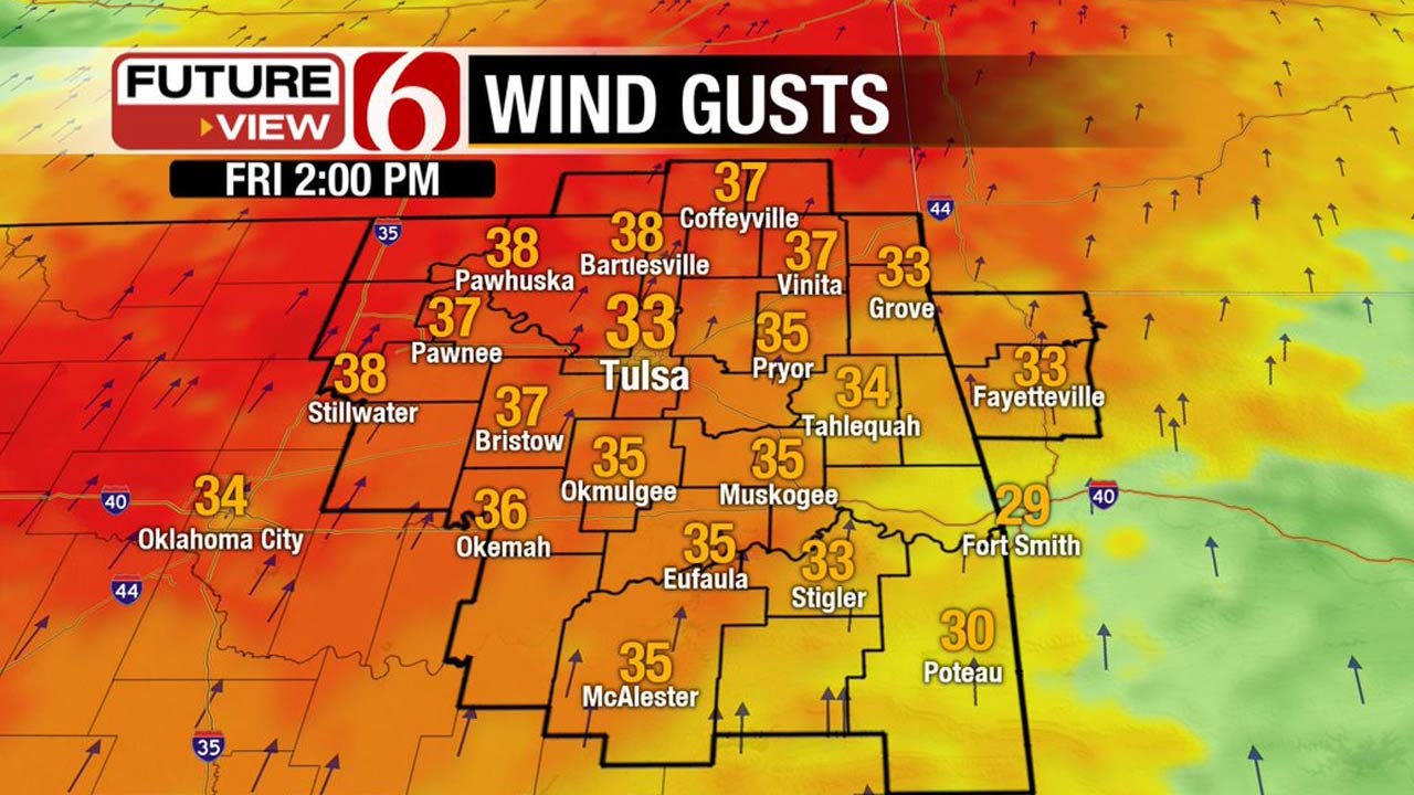 Windy Day Expected Across Eastern Oklahoma