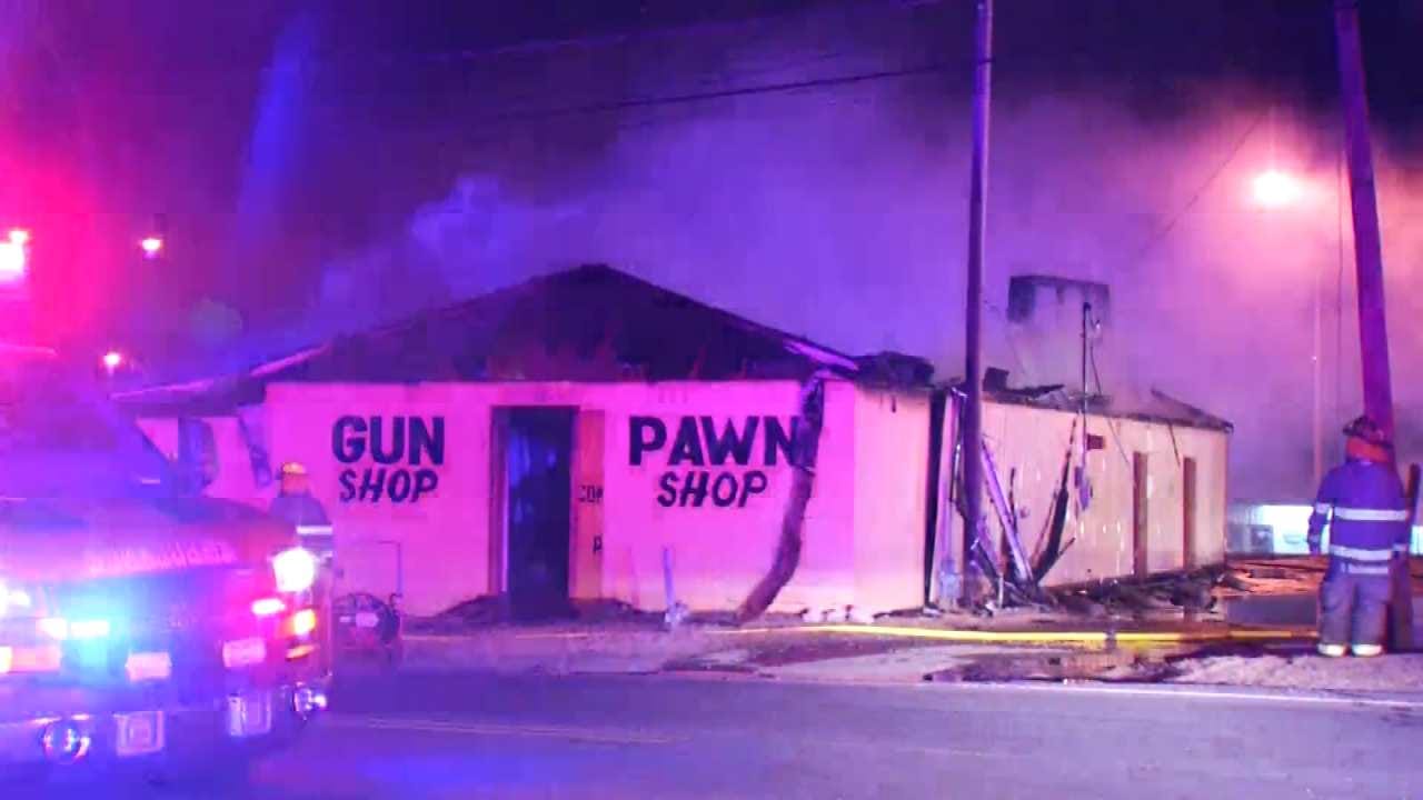 Former Coweta Pawn Shop Destroyed By Fire
