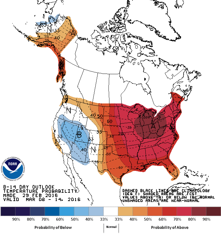 201516 One of the Warmest Winters on Record