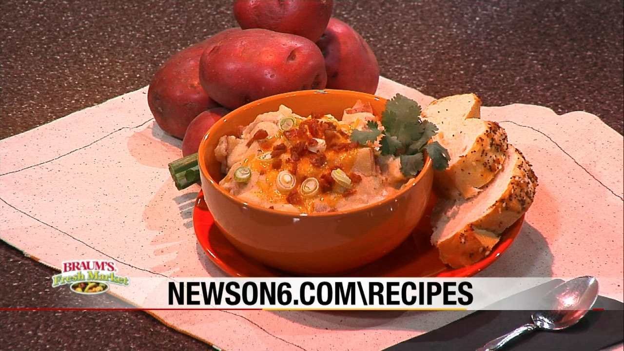 Slow Cooker, Easy Baked Potato Soup