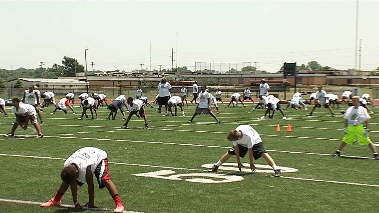 Local NFL Players Return Home To Host Youth Football Camp