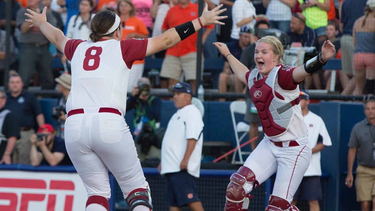 WCWS Defense Pushes OU Past Auburn In Game 3 To Win National Championship
