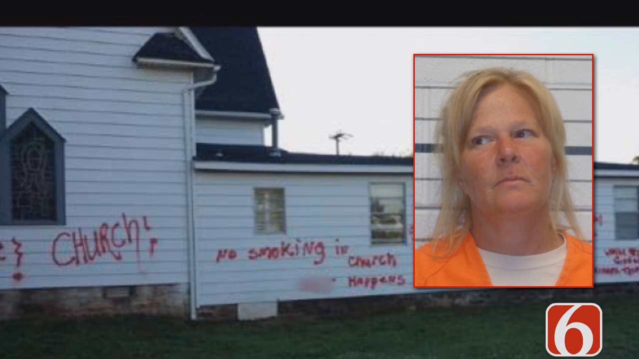Woman Charged With Vandalizing Depew Churches Says She Was 'Spreading Love'