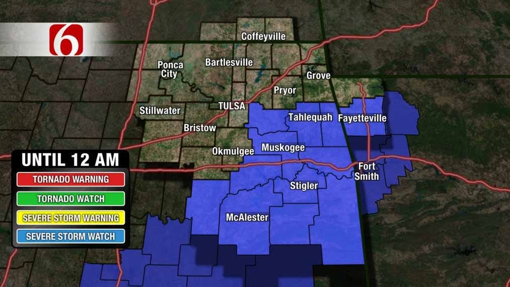 Severe Weather Threatening Southeast Oklahoma