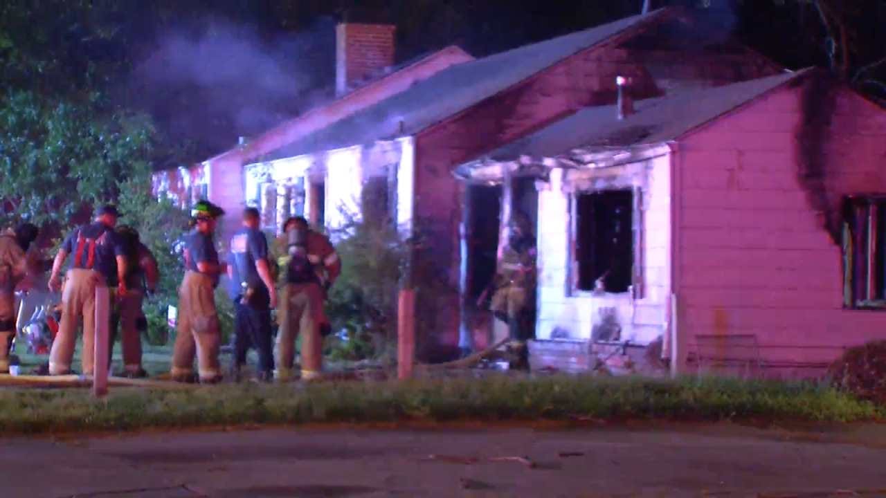 Fire Damages Vacant Tulsa Home