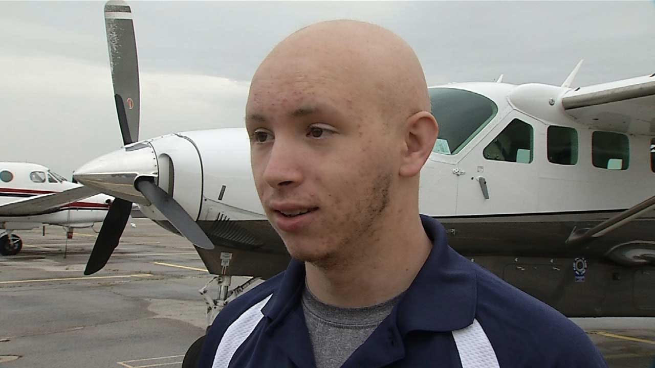Sapulpa Senior Battling Cancer Takes Flight Before Graduation