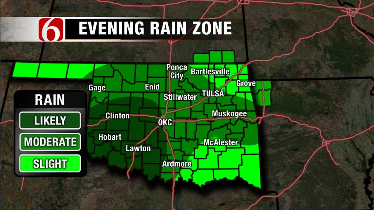 Chance Of Storms Moving Into Green Country For Memorial Day
