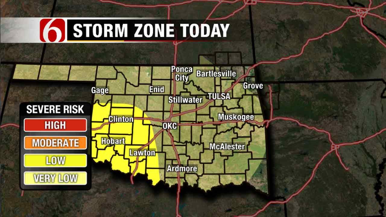 Chance Of Storms Moving Into Green Country For Memorial Day