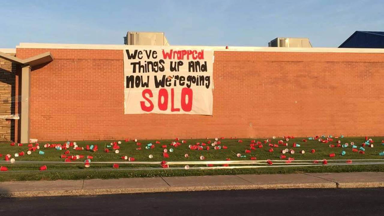 Oologah High School Seniors Continue Tradition With Harmless Prank Oologah High School Seniors Continue Tradition With Harmless Prank