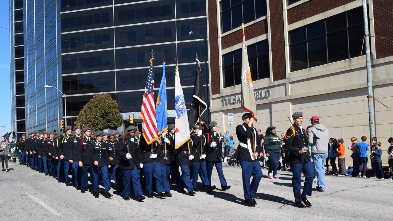 Tulsa Honors Veterans At 97th Annual Veterans Day Parade