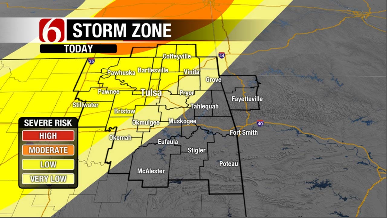 All Modes Of Severe Weather Possible In NE Oklahoma Tonight
