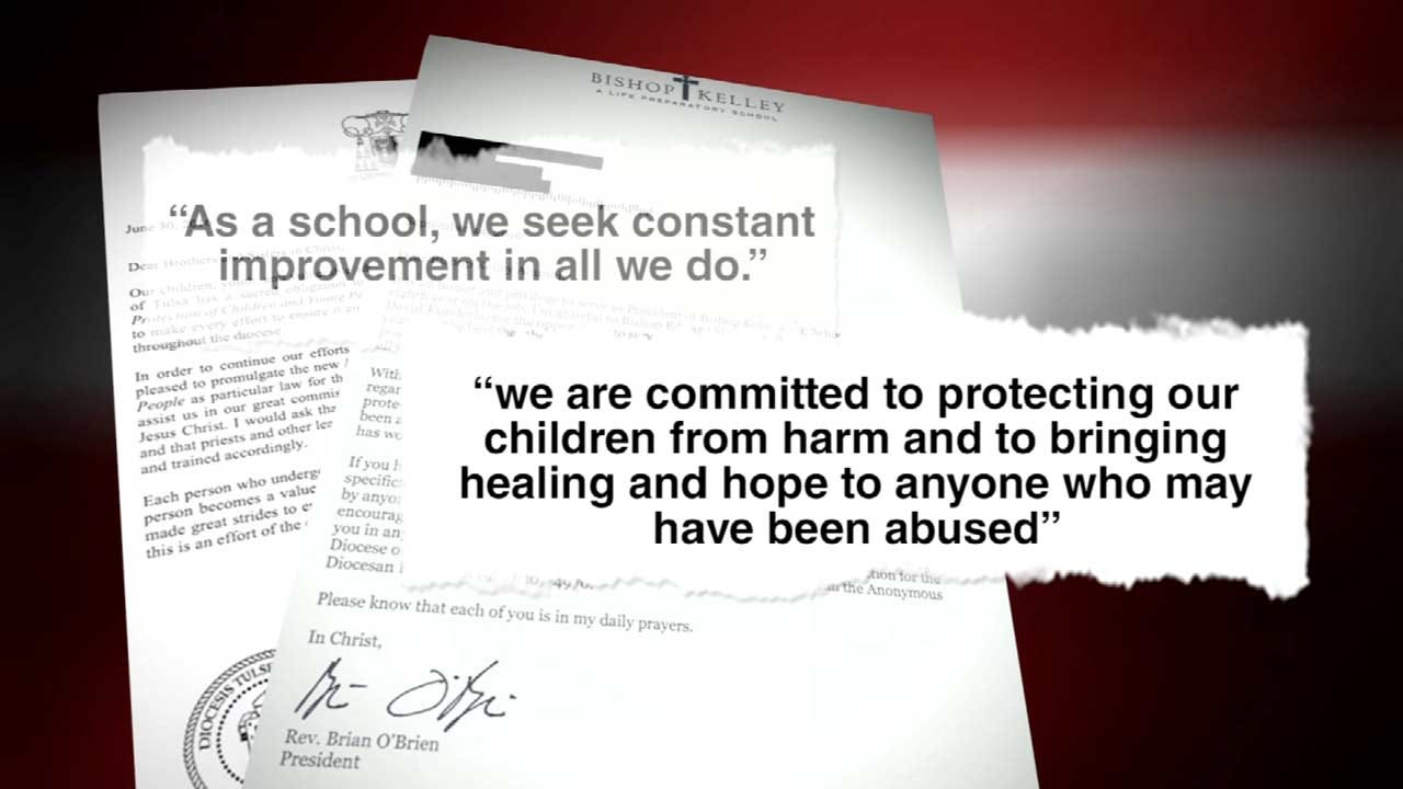 Letter Encouraging Bishop Kelley Alumni To Report Any Abuse