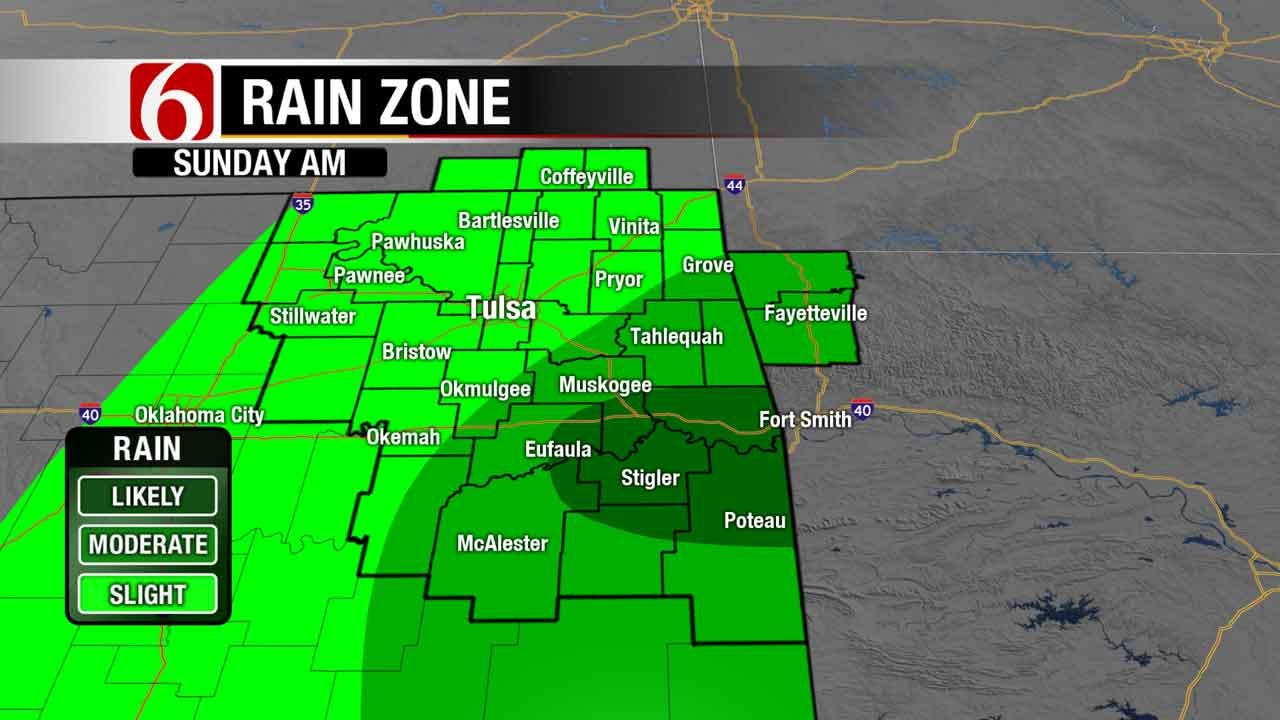 Storm Chances Remain As August Temperatures Return To Green Country