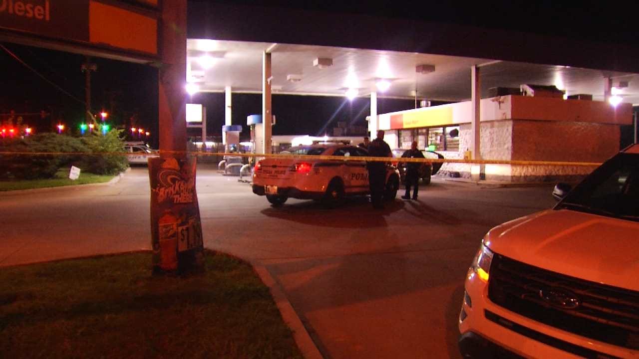 Driver Sought After Hitting, Breaking Man's Leg Outside Tulsa Gas Station