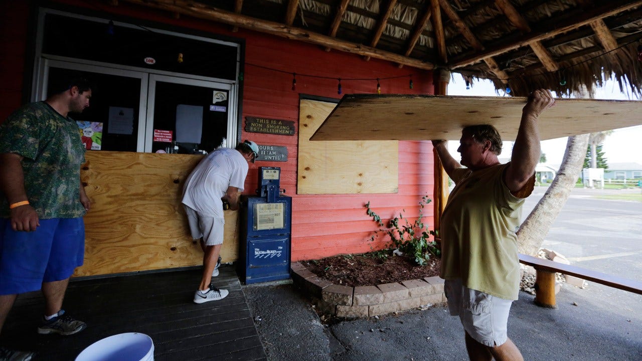 Texas Prepares As Harvey Strengthens To Category 2 Storm