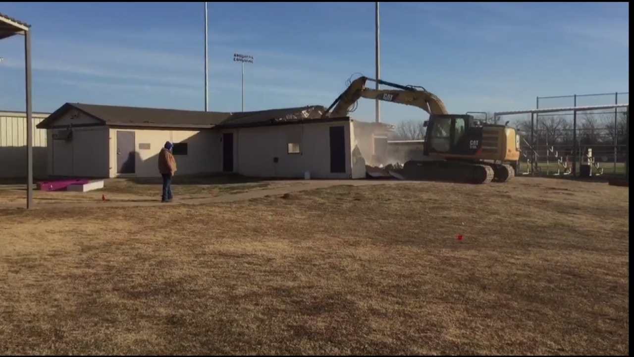 Work Underway at Bristow Schools' New Baseball Complex