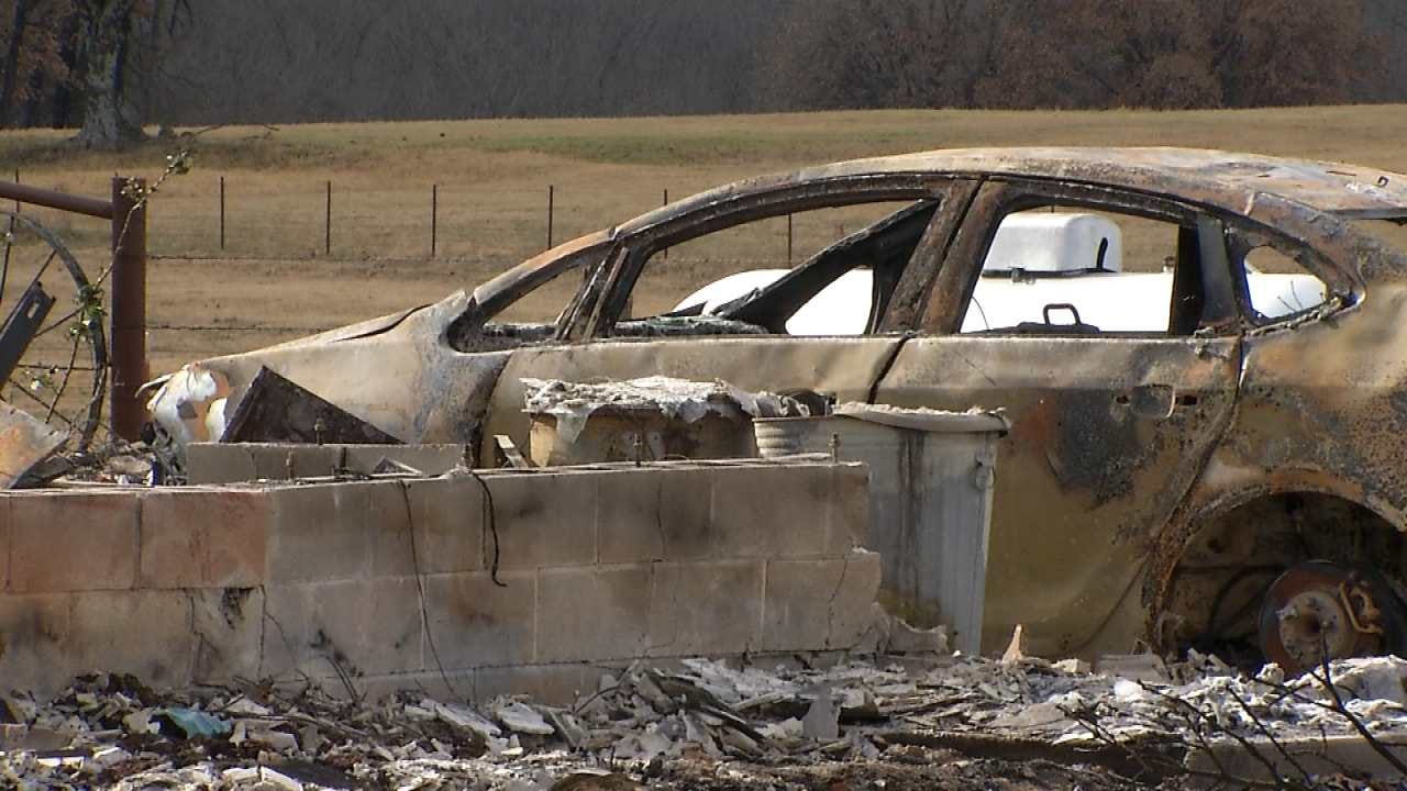 Glenpool Firefighter, Family Lose Home In Fire Near Slick